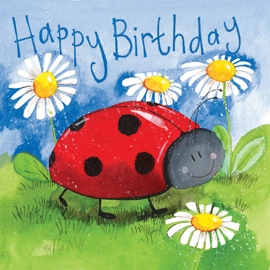 LITTLE LADYBIRD BIRTHDAY CARD AC608
