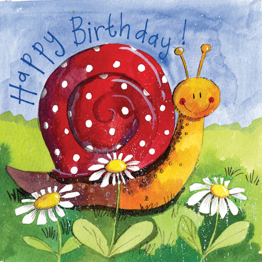 LITTLE SNAIL BIRTHDAY CARD AC610