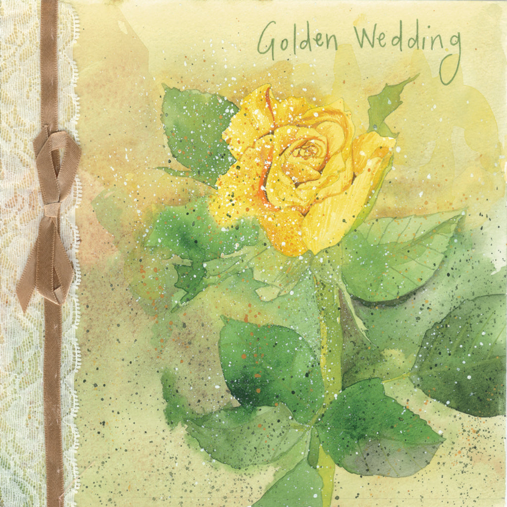 GOLD ANNIVERSARY CARD AC631