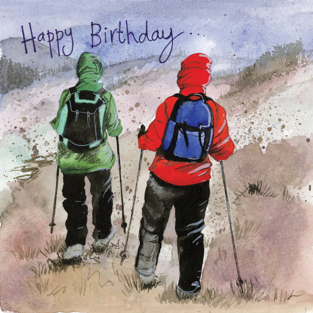 HIKING BIRTHDAY CARD AC649