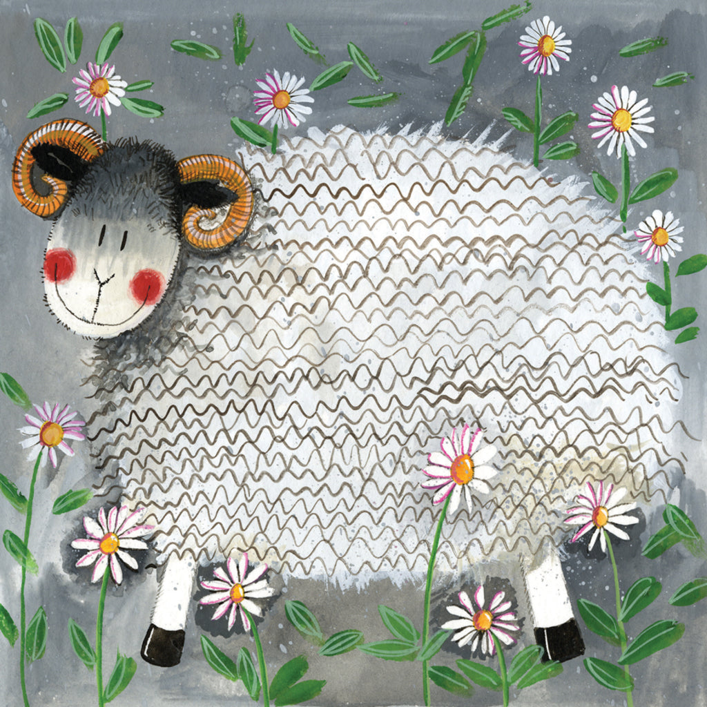 DAISY BLANK CARD AC747