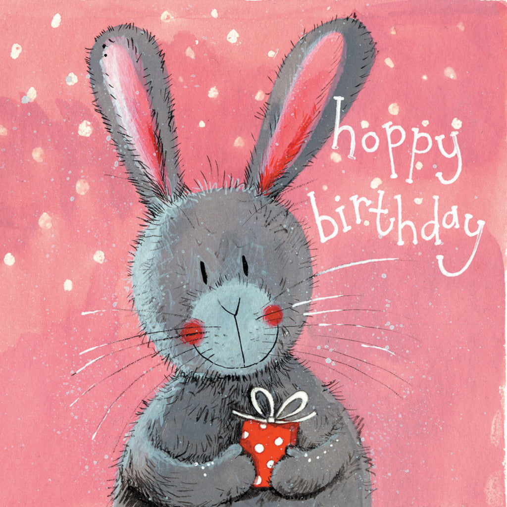 BIG EARS BUNNY BIRTHDAY CARD AC763