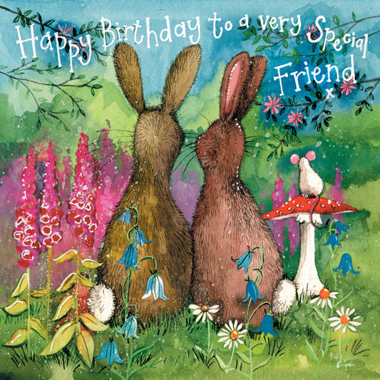 FOREST FRIENDS BIRTHDAY CARD AC769