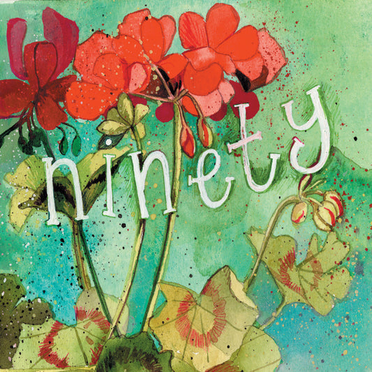 NINETY BIRTHDAY CARD AC777