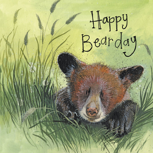 BEAR CUB BIRTHDAY CARD AC814