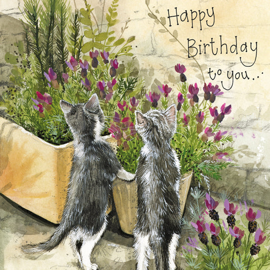 IN THE LAVENDER BIRTHDAY CARD AC839