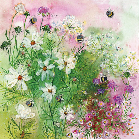 BEES IN SUMMER CARD AC847