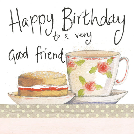 GOOD FRIEND BIRTHDAY CARD S44