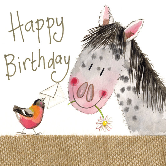 PRETTY PONY BIRTHDAY CARD S56