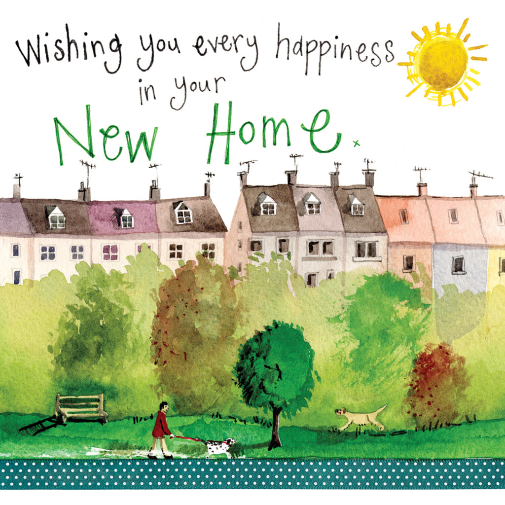 ALL IN A ROW NEW HOME CARD S88