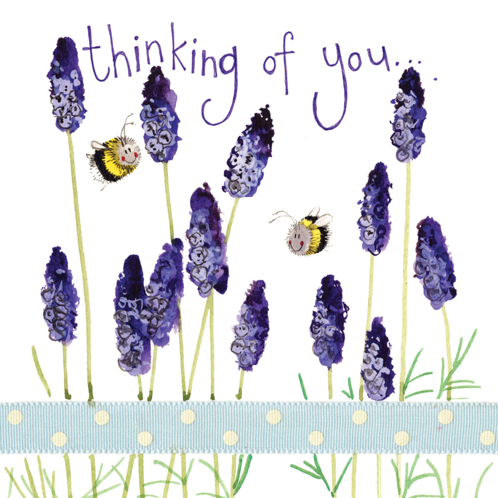 LAVENDER THINKING OF YOU CARD S93
