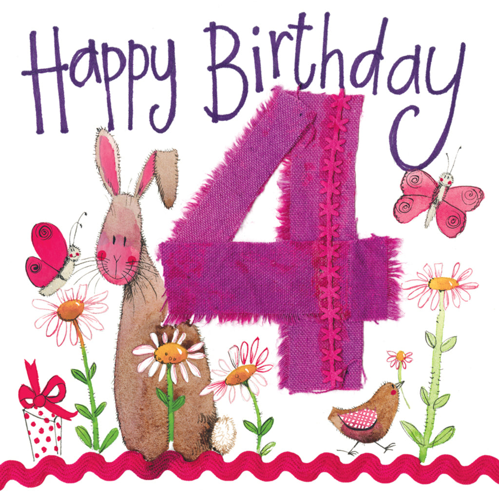 FOUR FOR A GIRL 4TH BIRTHDAY S129