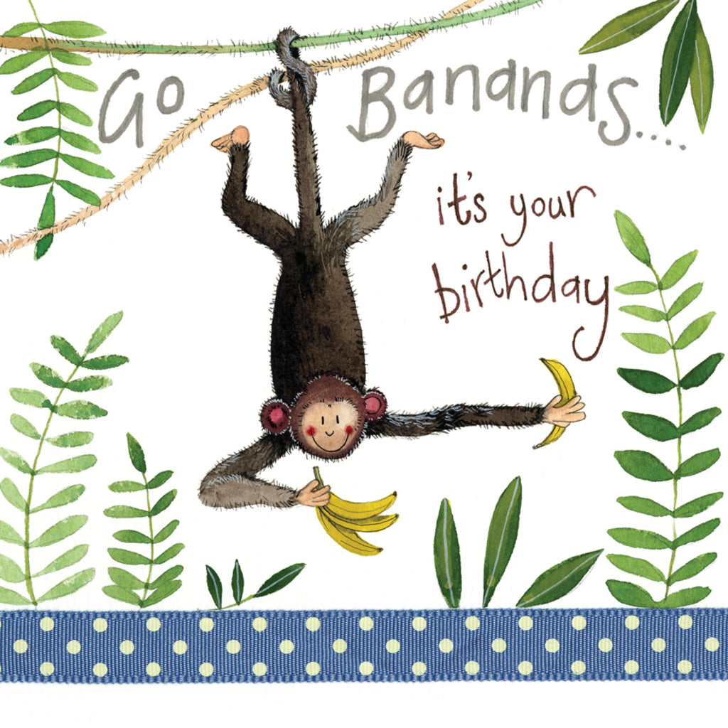 BANANAS BIRTHDAY CARD S171