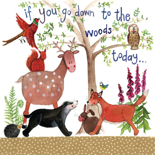 DOWN TO THE WOODS MISCELLANEOUS CARD S191