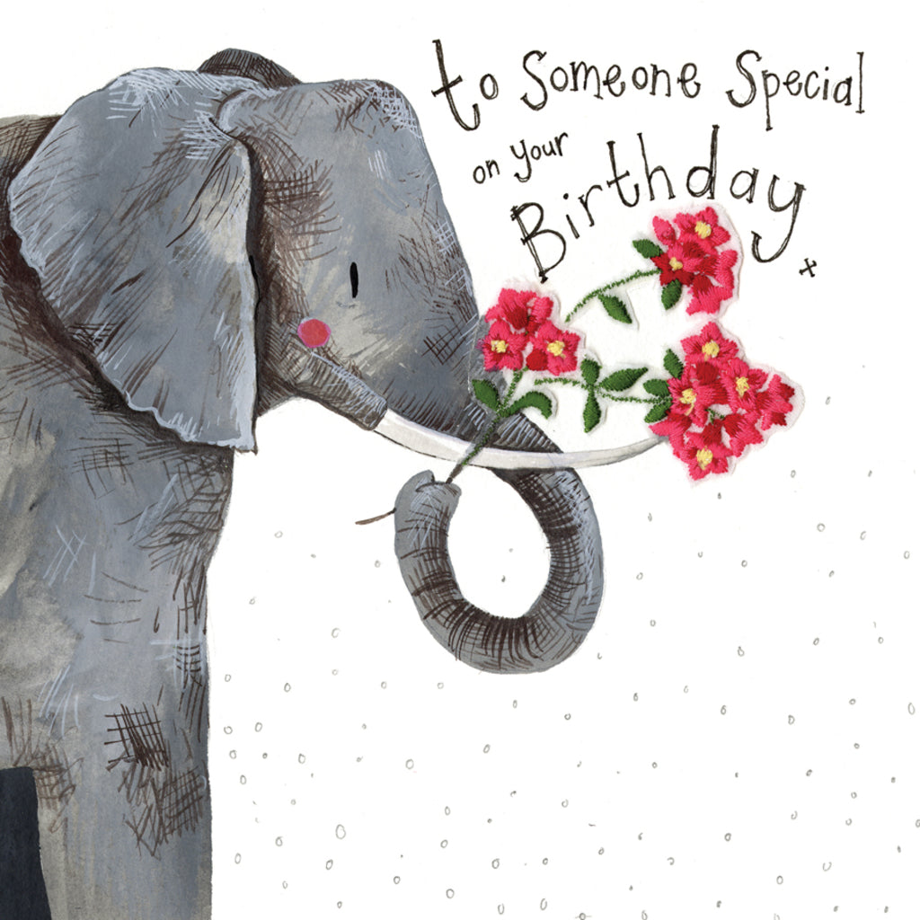ELEPHANT SOMEONE SPECIAL BIRTHDAY CARD S260
