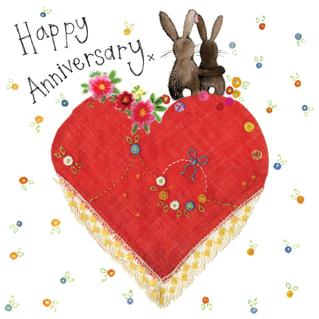 RABBIT ANNIVERSARY CARD S296