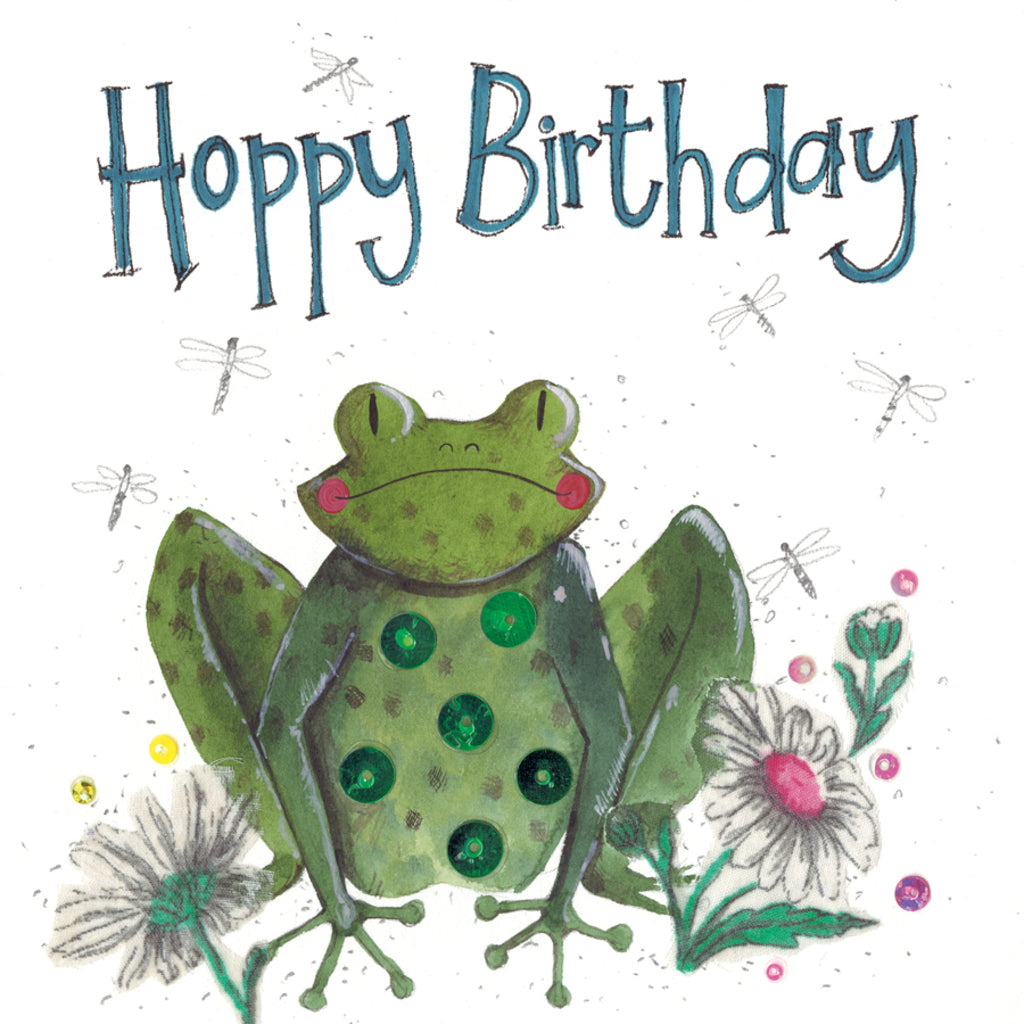 BIRTHDAY FROG CARD S315