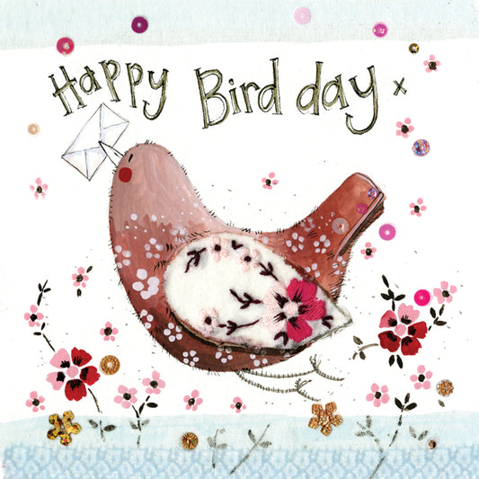 HAPPY BIRD DAY BIRTHDAY CARD S325