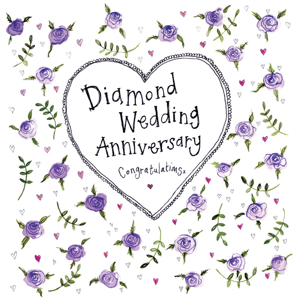 DIAMOND ANNIVERSARY CARD S332
