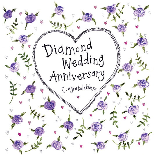 DIAMOND ANNIVERSARY CARD S332