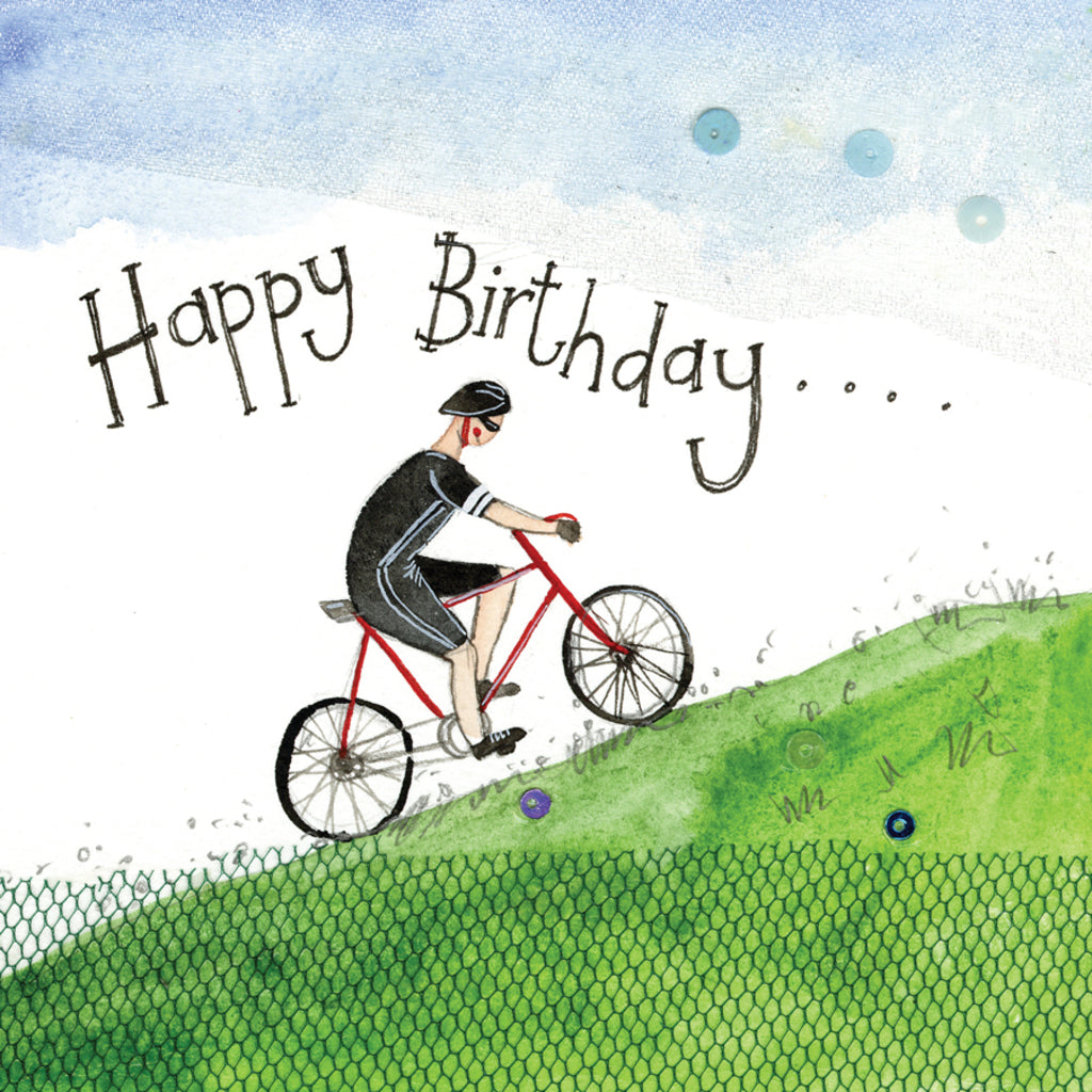 HILL CLIMB BIRTHDAY CARD S338