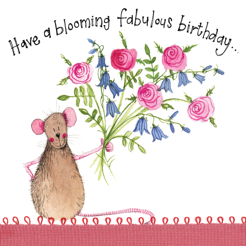 BLOOMING FABULOUS BIRTHDAY CARD S346