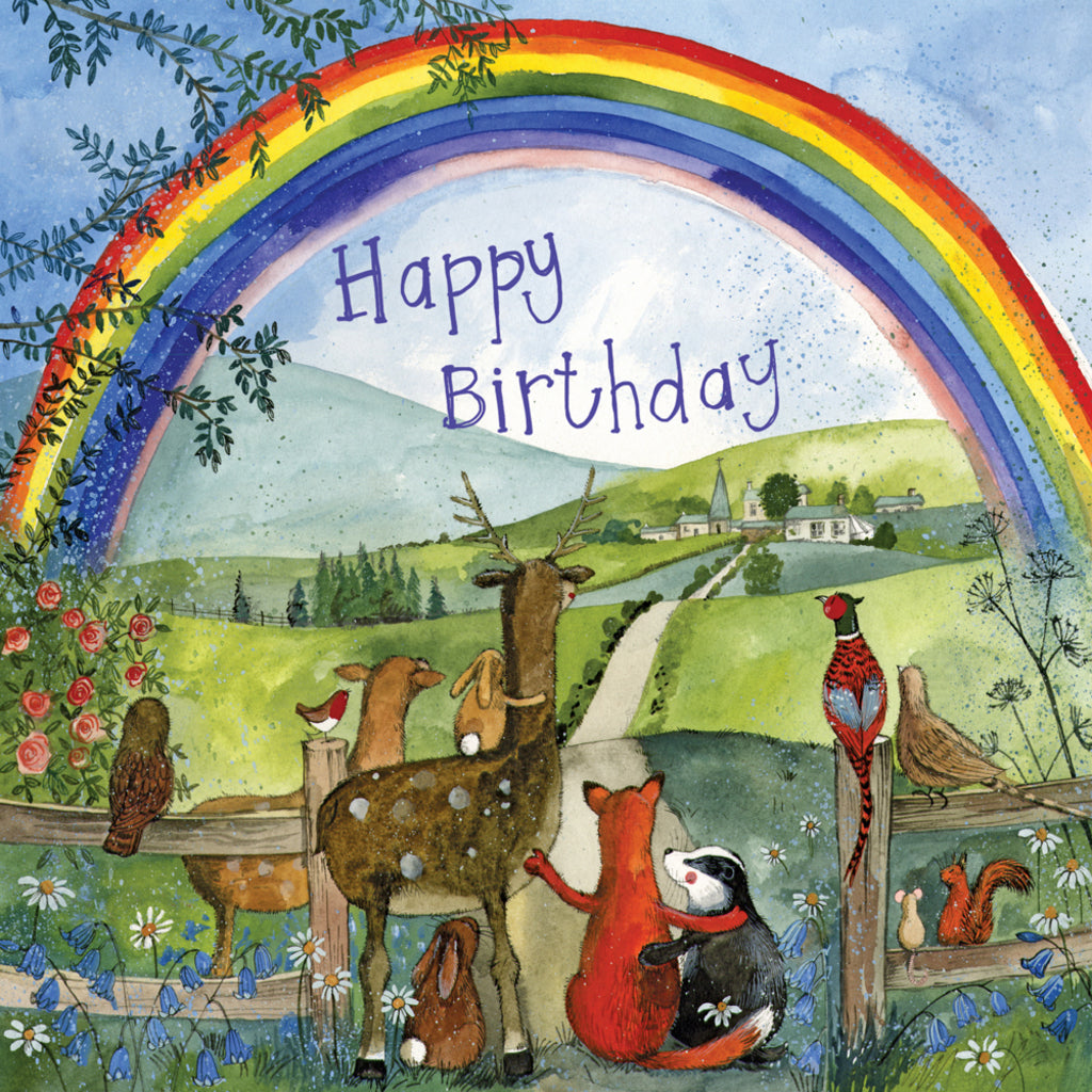 BIRTHDAY RAINBOW BIRTHDAY CARD S390