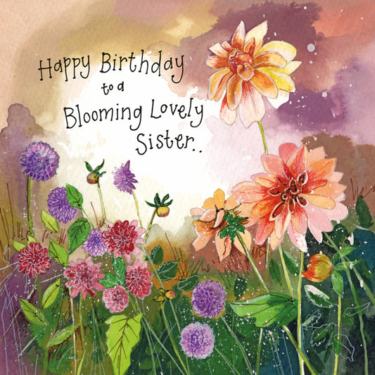 DAHLIAS SISTER CARD S449