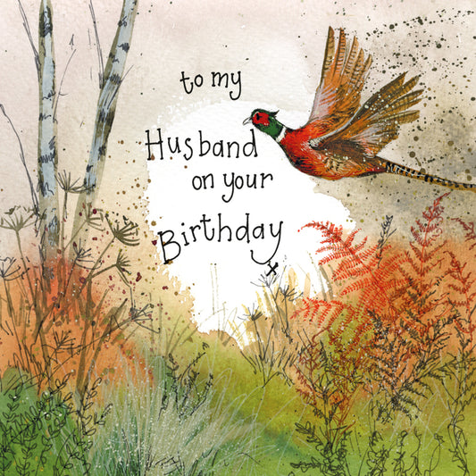 PHEASANT & BRACKEN HUSBADN CARD S452