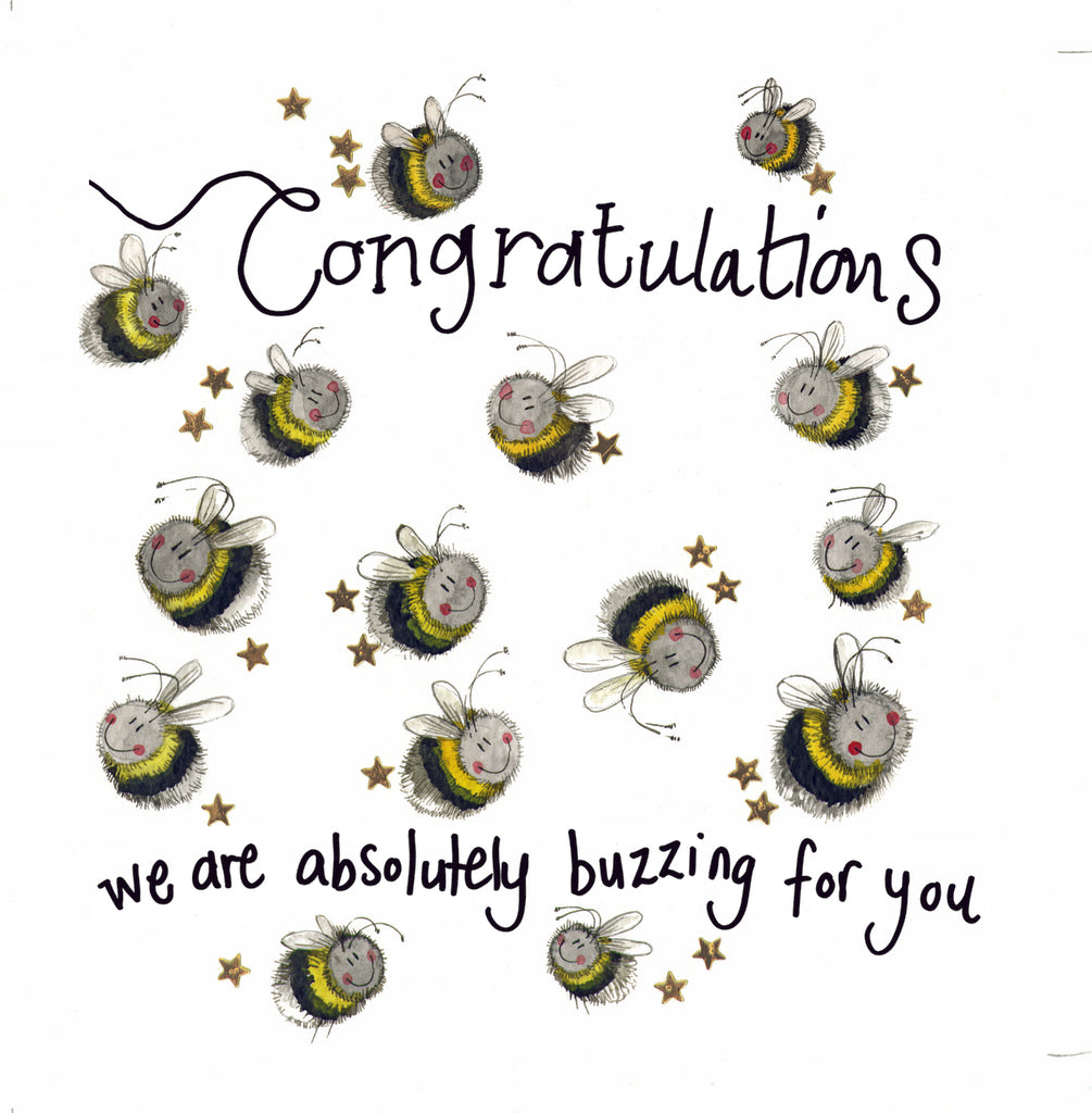 BEE CONGRATULATED CARD S498