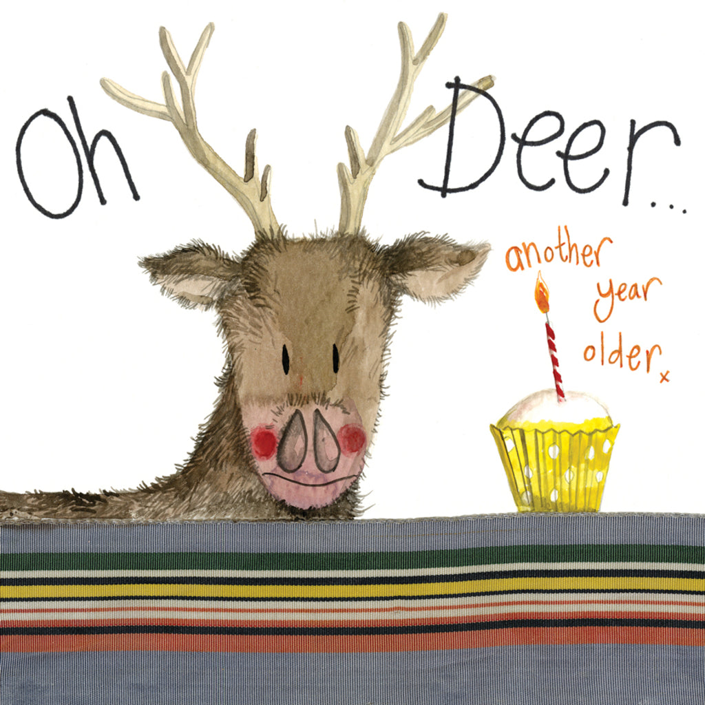 OH DEER BIRTHDAY CARD LS61