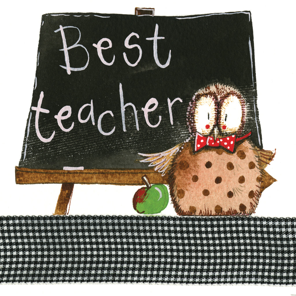 BEST TEACHER CARD LS79