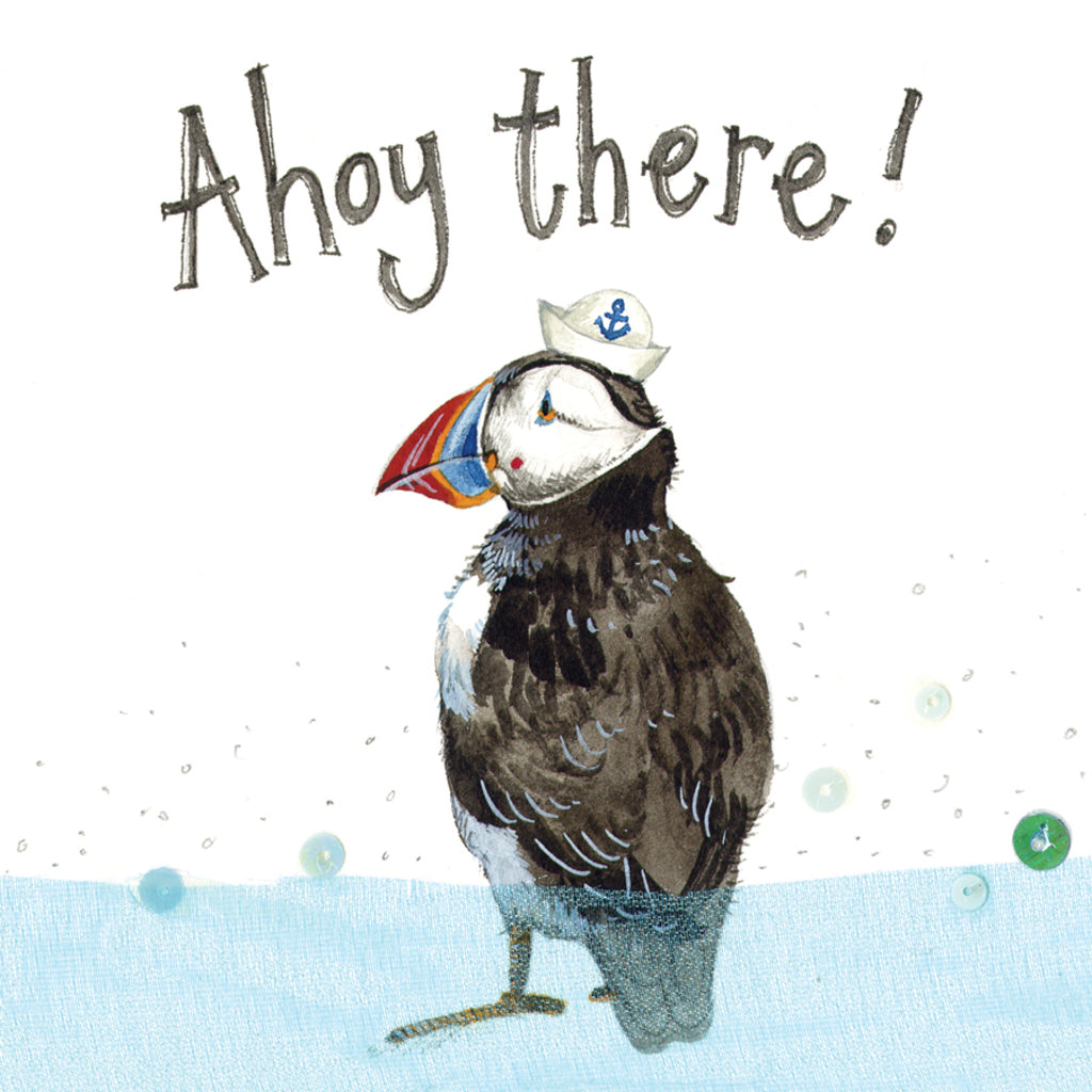 LITTLE PUFFIN CARD LW15