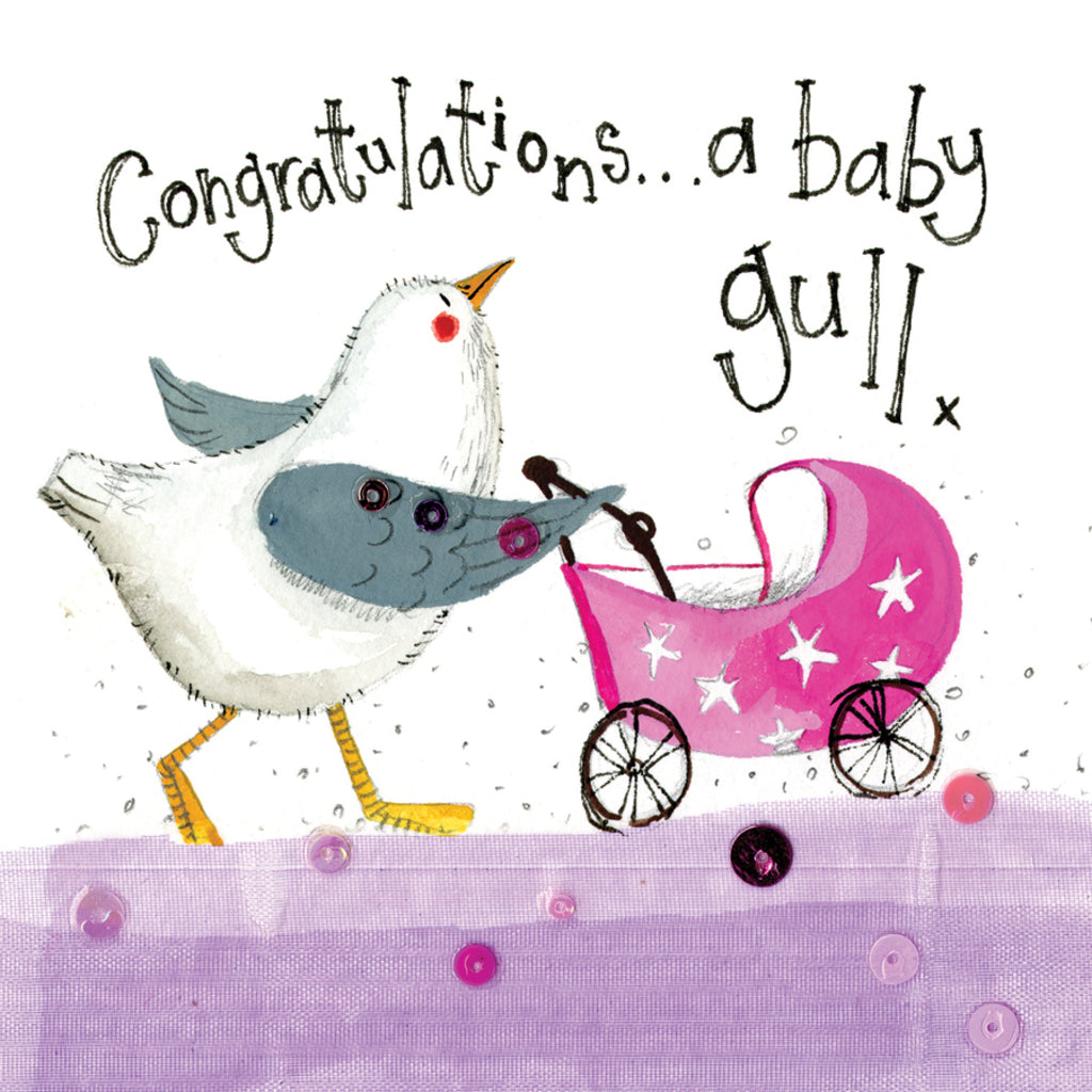 BABY GULL CARD LW21