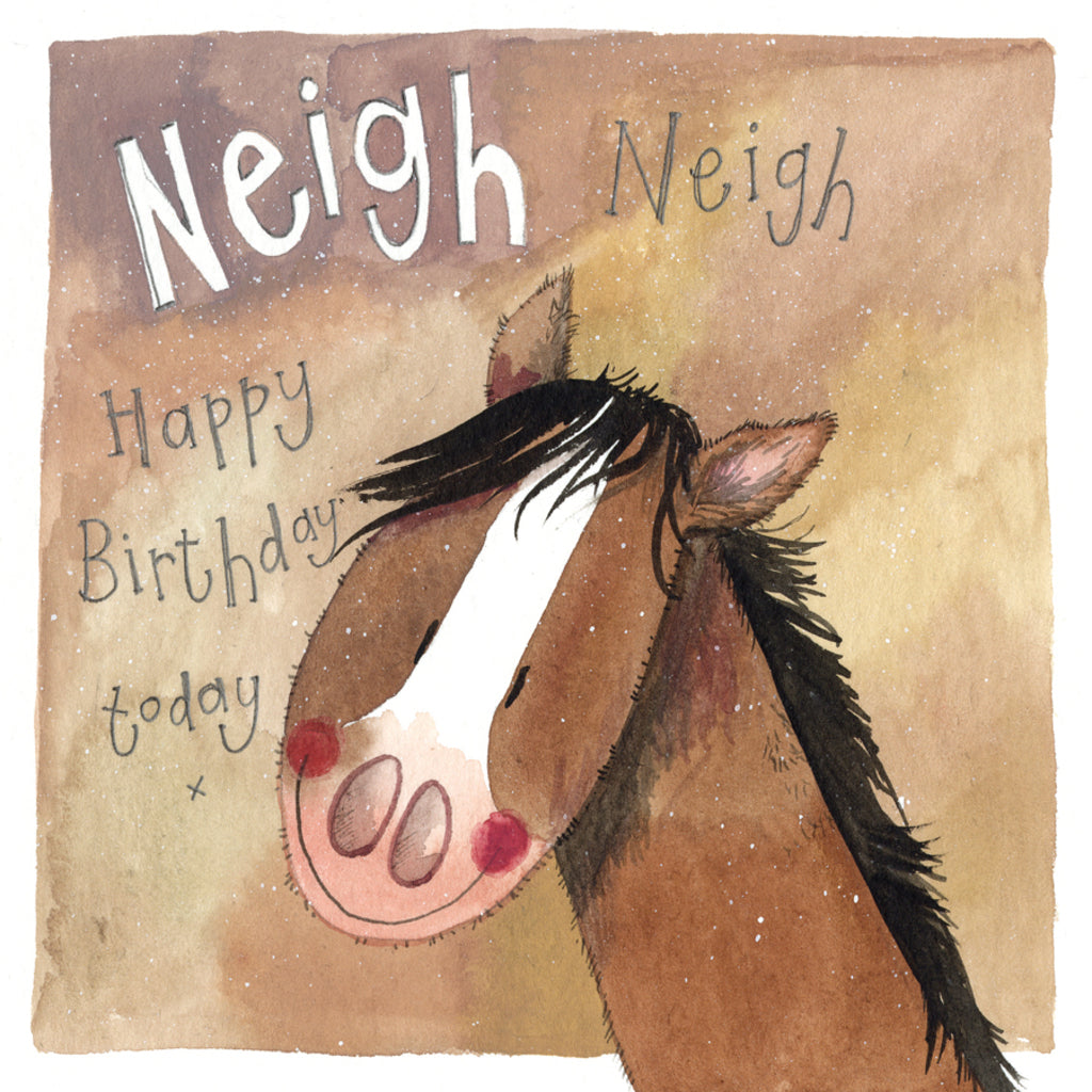 NEIGH BIRTHDAY CARD DF11