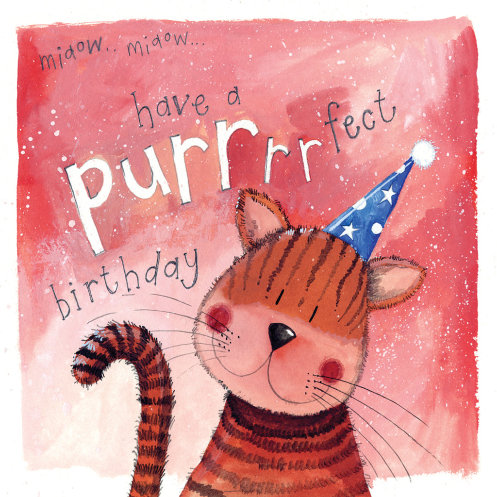 PURRFECT BIRTHDAY CARD DF16