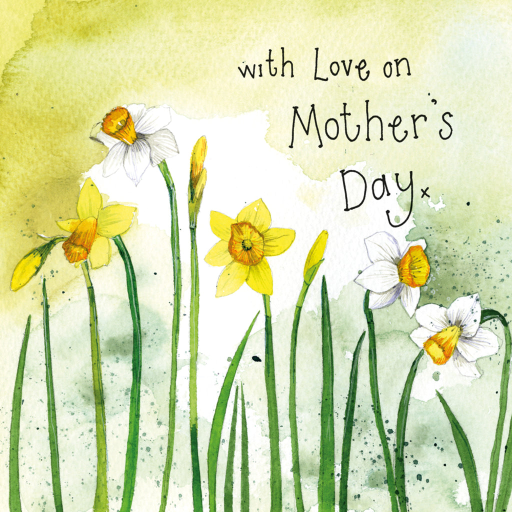 NARCISSI MOTHERS DAY CARD SPRS49
