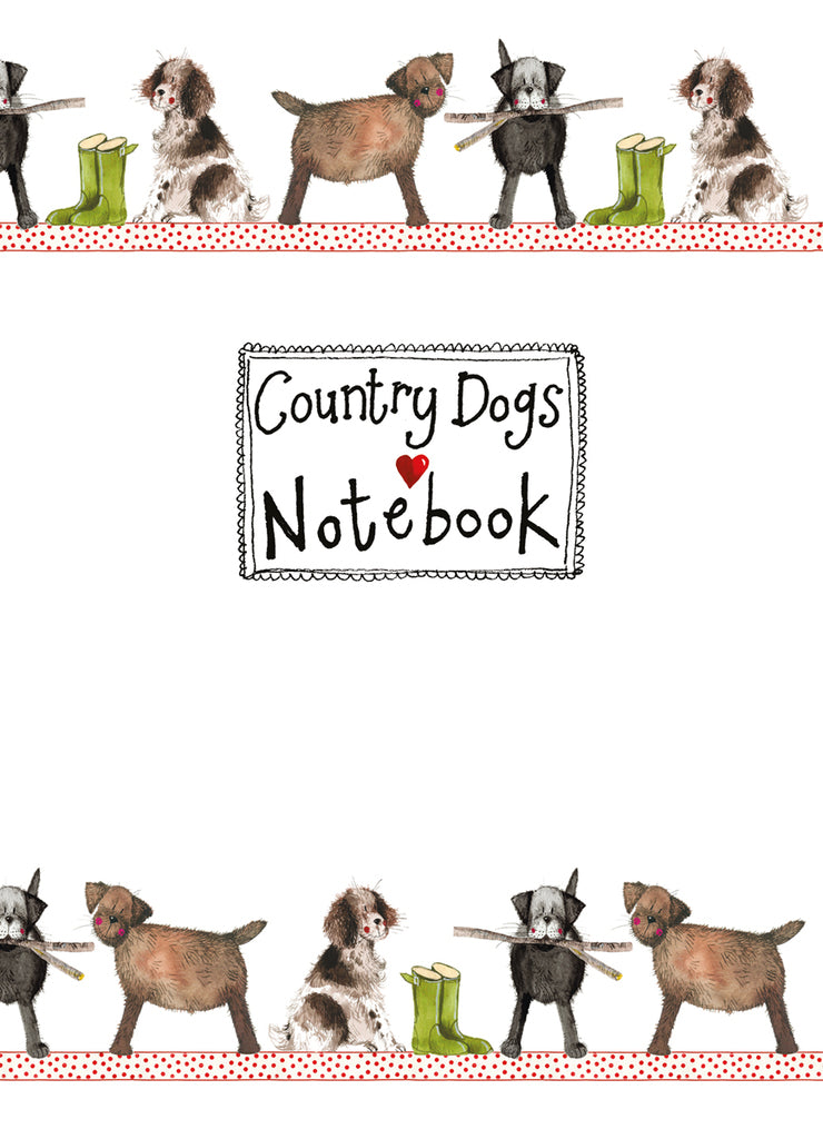 COUNTRY DOGS SOFT MEDIUM NOTEBOOK SNM11