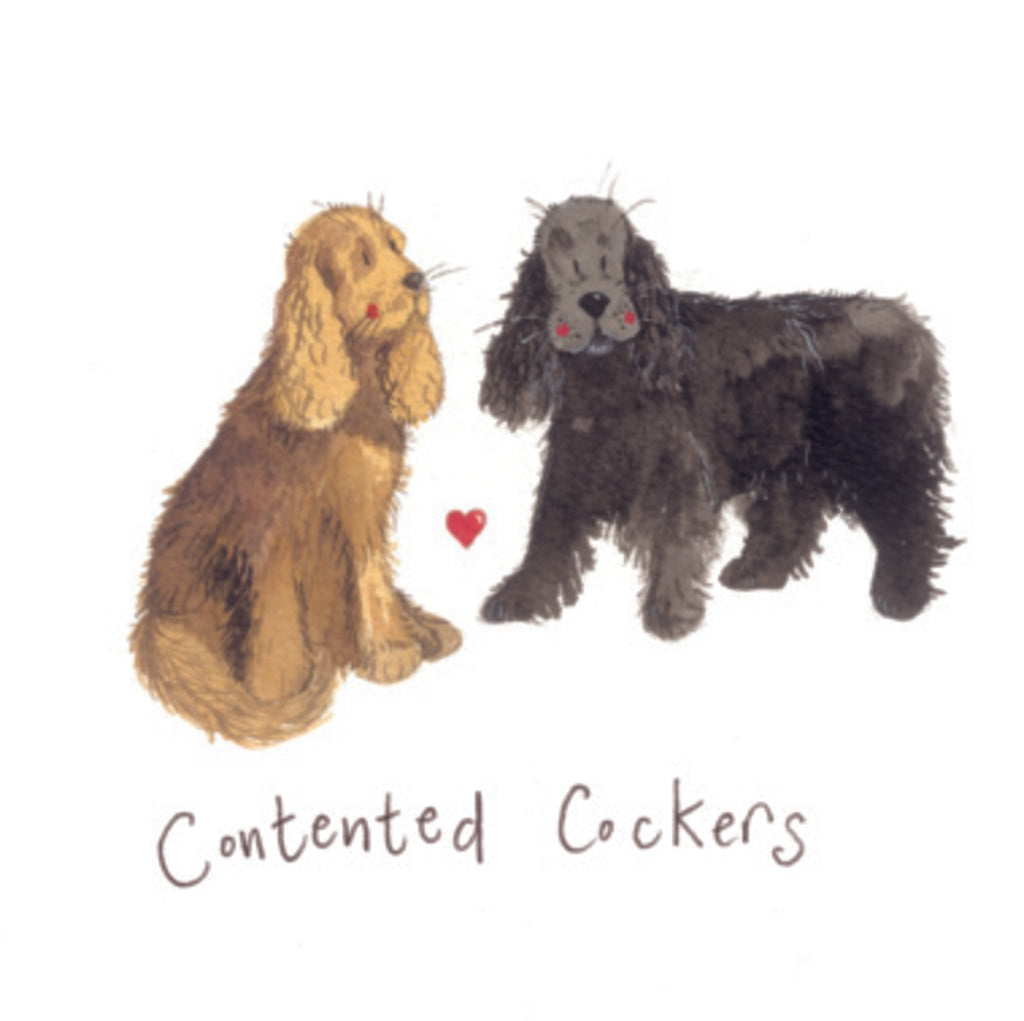 CONTENTED COCKERS COASTER C07