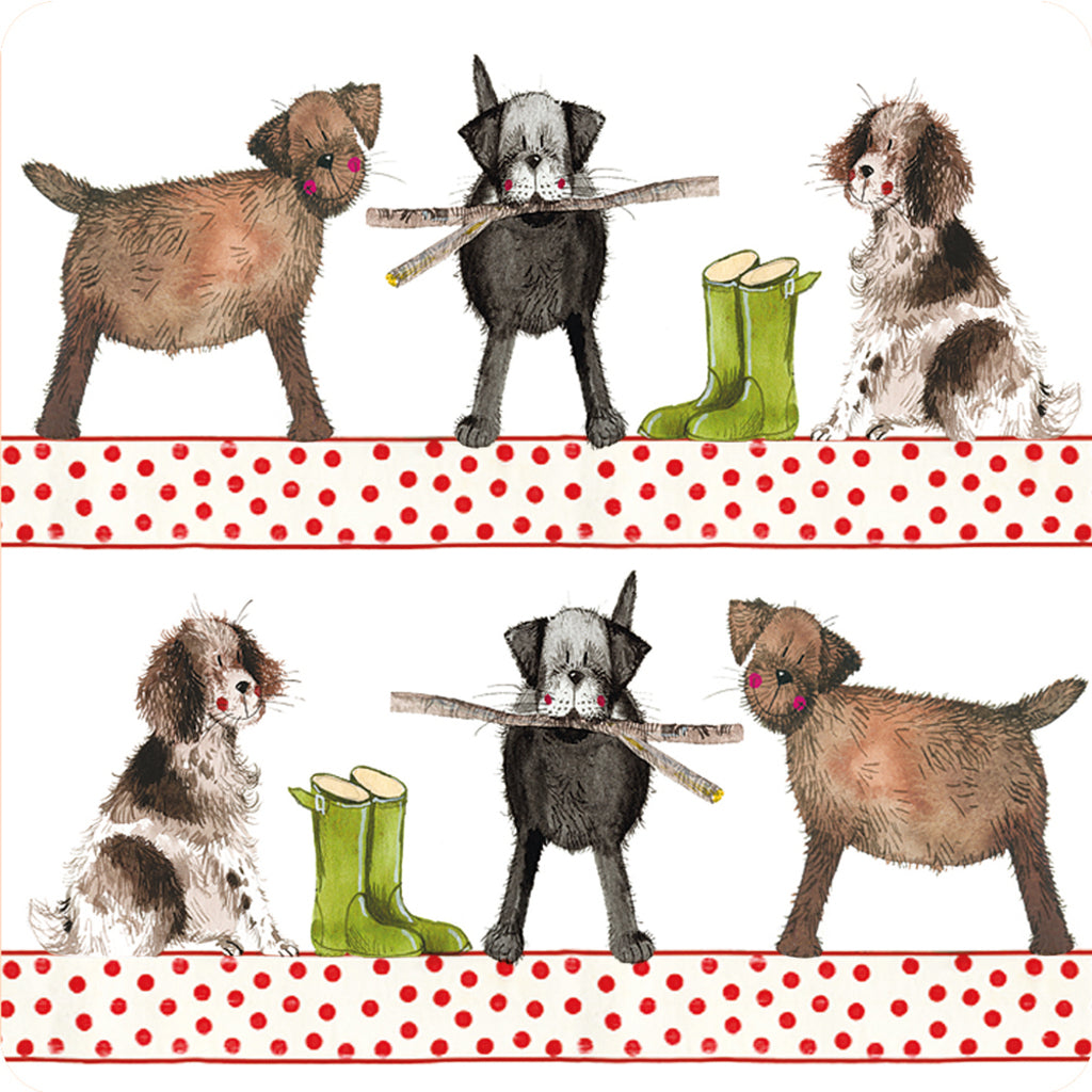 COUNTRY DOGS COASTER C174