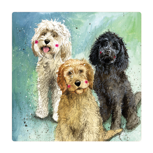 COCKAPOOS FRIDGE MAGNET FM229