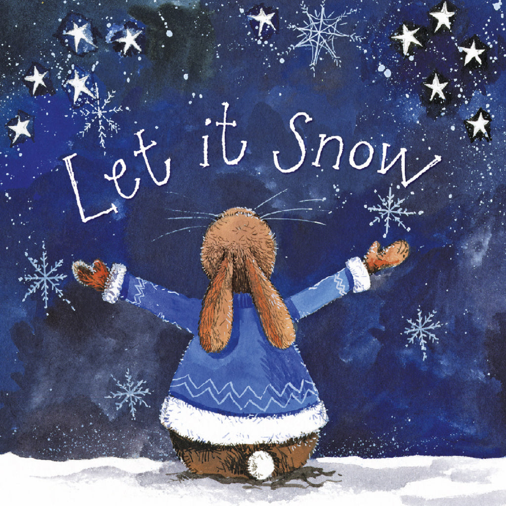 ALEX CLARK LET IT SNOW CHRISTMAS COASTER XC08 264665 XC08 264665