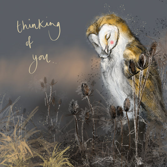 BARN OWL THINKING OF YOU CARD AC872
