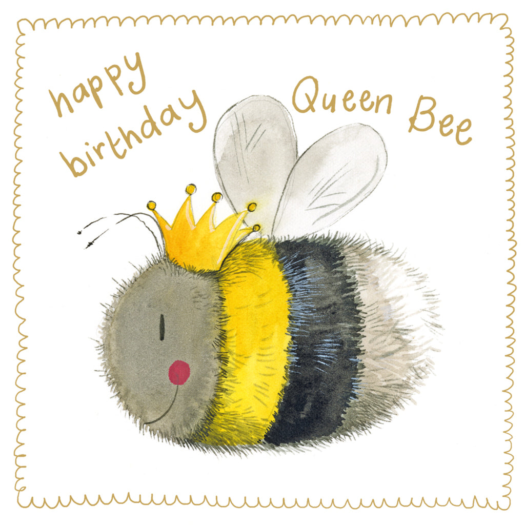 QUEEN BEE SPARKLE CARD S507