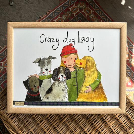 CRAZY DOG LADY LAP TRAY LP18