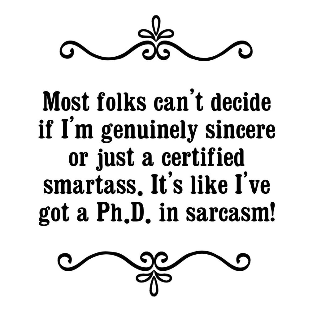 GGZ314 PhD In Sarcasm Premium Drink Coaster Resin With Cork Backing | 2484 | 264881 264881