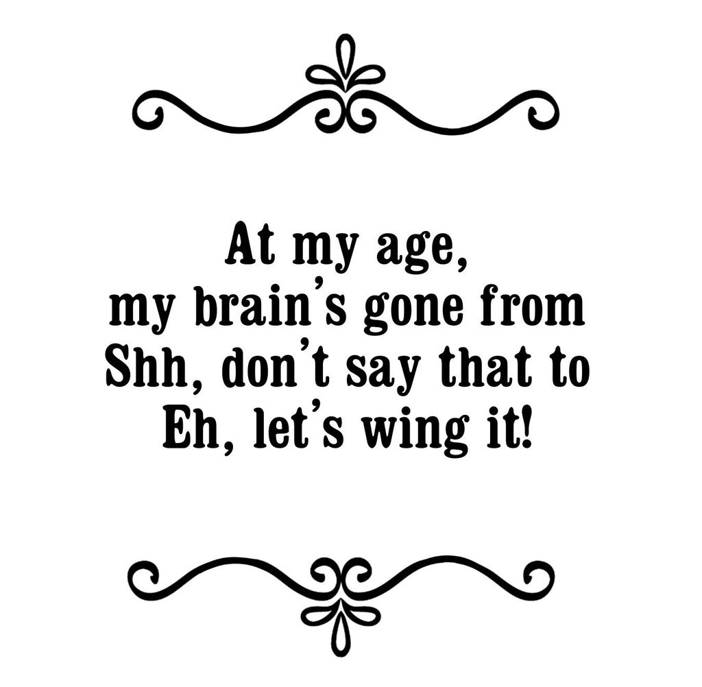 GGZ315 SHH Dont Say That To Eh Lets Wing It Premium Drink Coaster Resin With Cork Backing | 2485 | 264882 264882