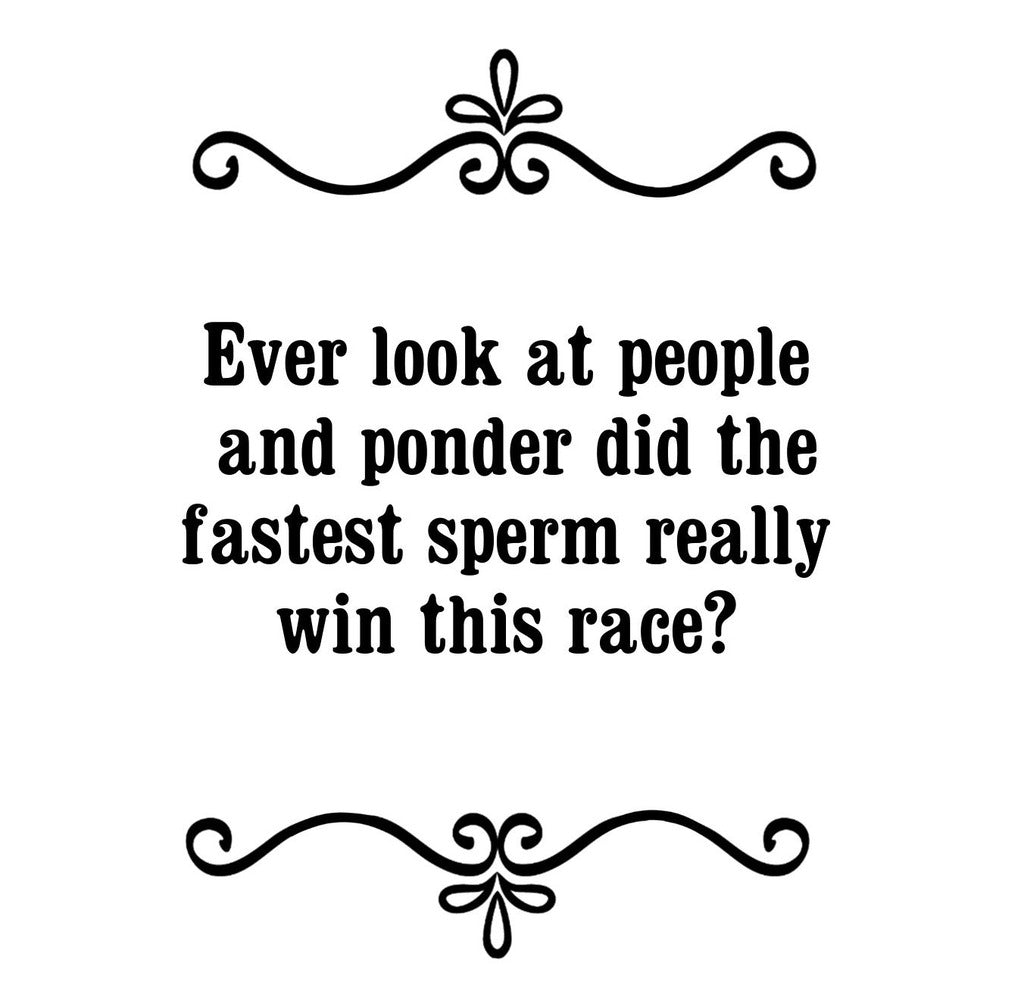 GGZ317 Did The Fastest Sperm Really Win The Race Premium Drink Coaster Resin With Cork Backing | 2487 | 264884 264884