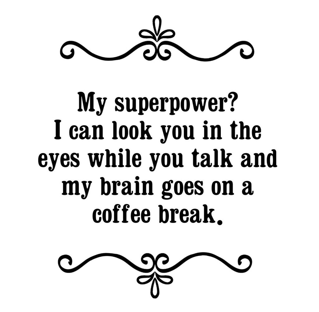 GGZ318 My Superpower Premium Drink Coaster Resin With Cork Backing | 2488 | 264885 264885