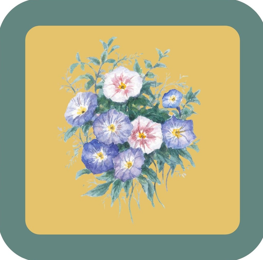 Carols Rose Garden Watercolor Anemone Buttercup Flower Bouquet Drink Coaster 264922 2523 264922